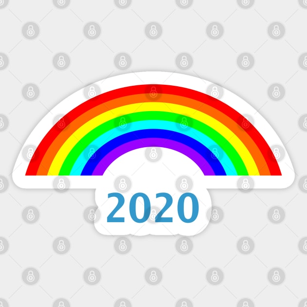 2020 Rainbow Sticker by ellenhenryart